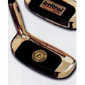 Brass Golf Putter W/ Rectangular Oblique Insert